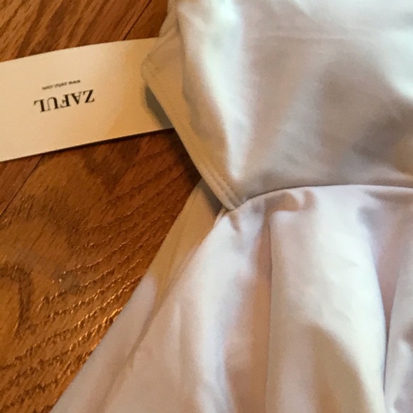 NWT Zaful White & Green Tropical Swimsuit Set (XL) - Picture 12 of 16